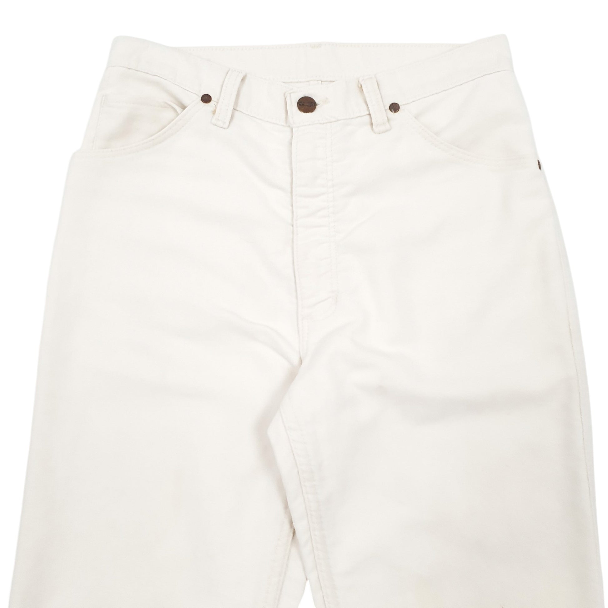 Womens Cream Wrangler  Chino Trousers