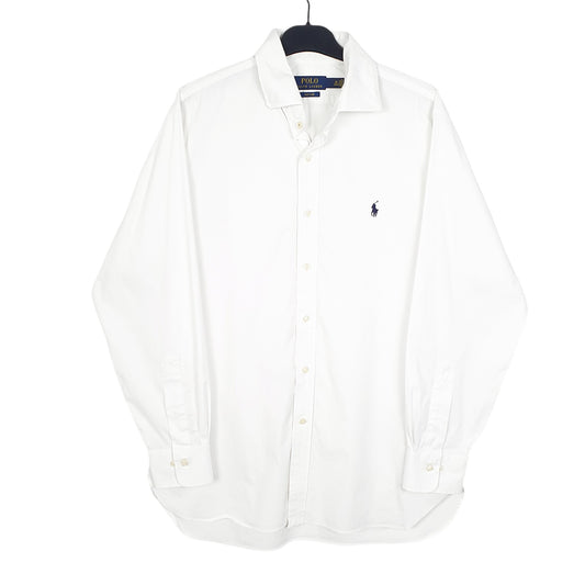 Mens White Ralph Lauren  Long Sleeve Shirt