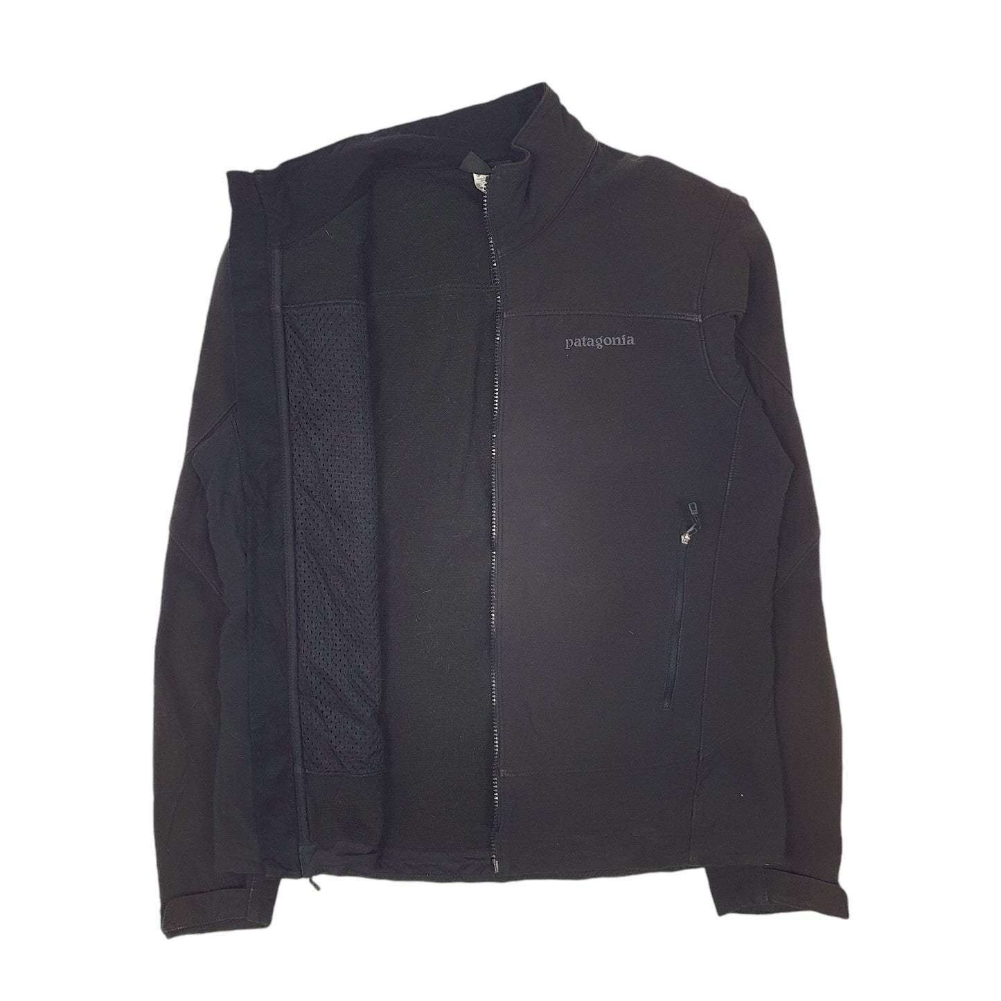 Mens Black Patagonia Polartec  Coat