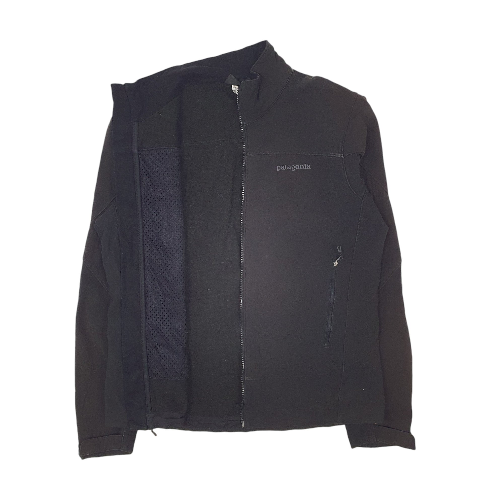 Mens Black Patagonia Polartec  Coat