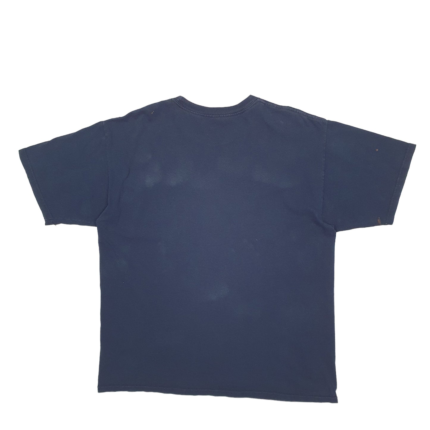 Mens Navy Adidas Spellout Short Sleeve T Shirt