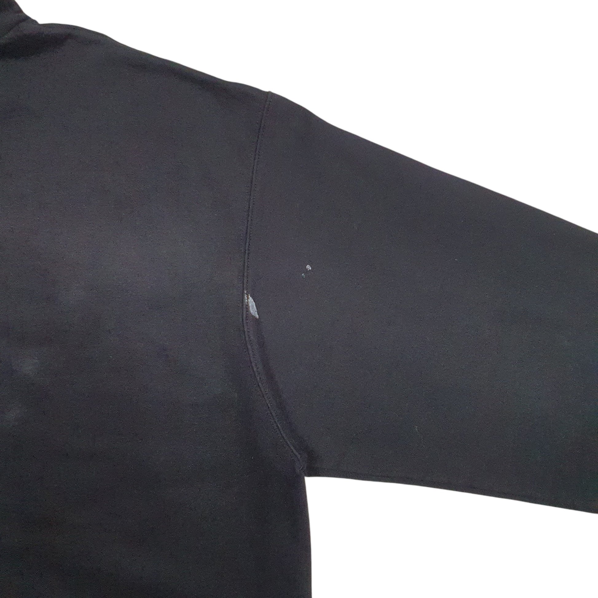 Mens Black Champion Spellout Hoodie Jumper