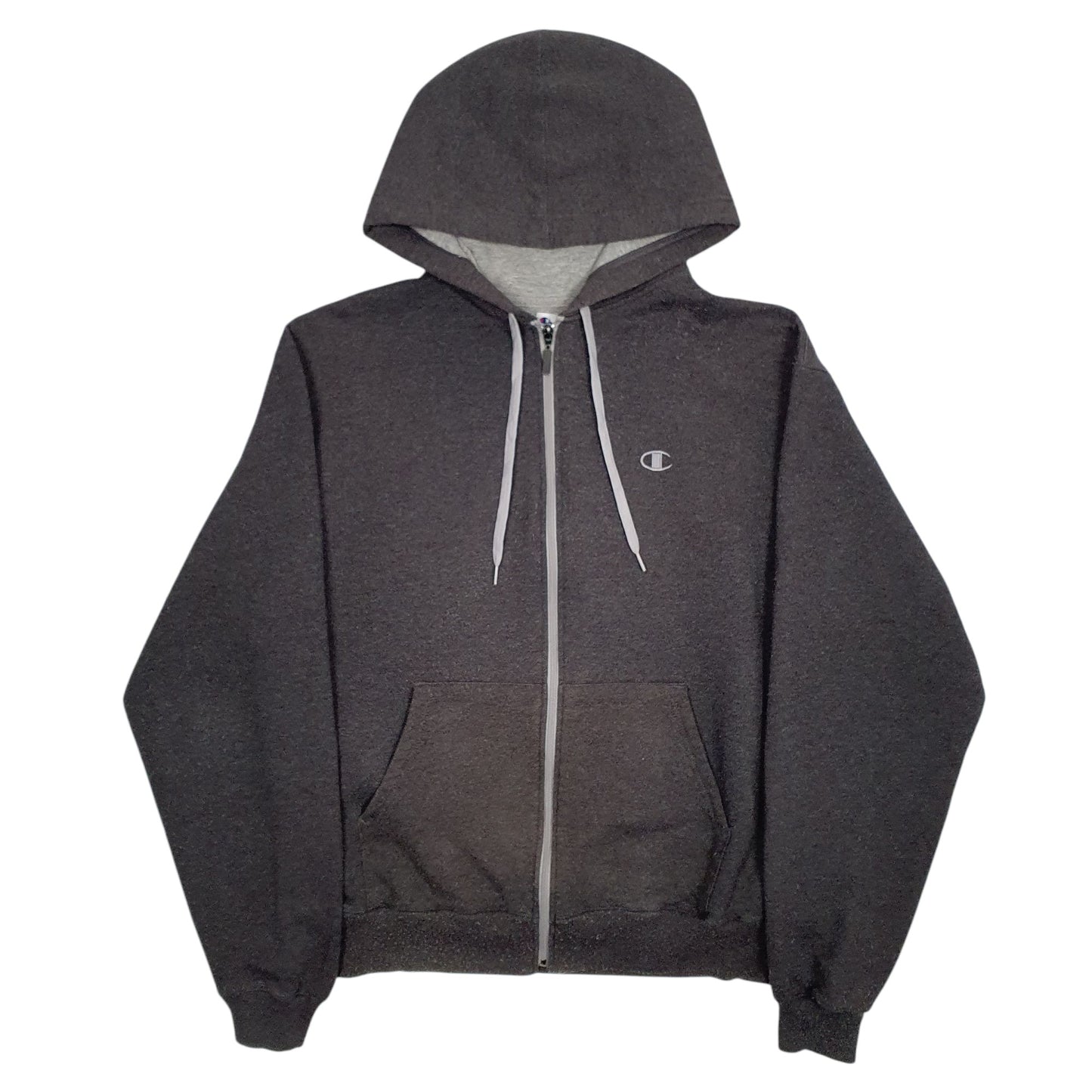 Mens Grey Champion  Full Zip Jumper