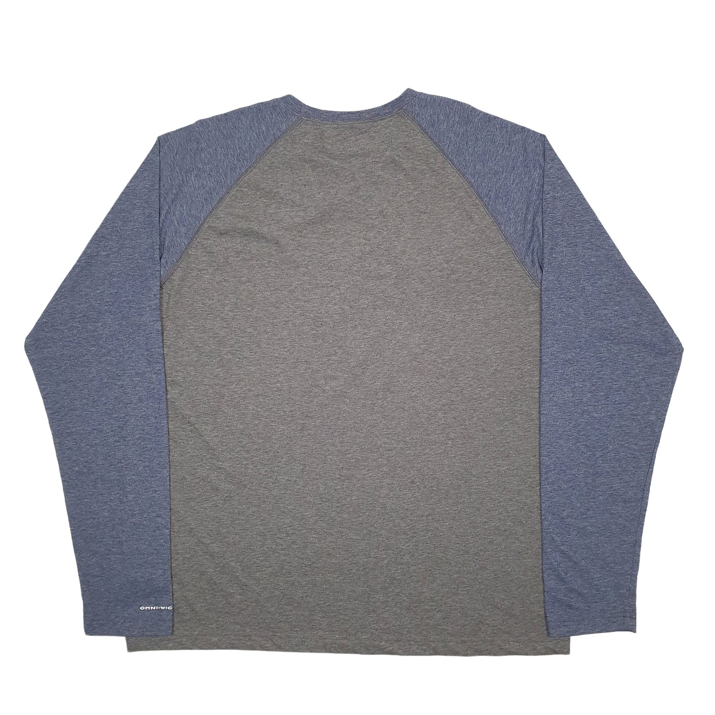 Mens Grey Columbia Sportswear  Long Sleeve T Shirt