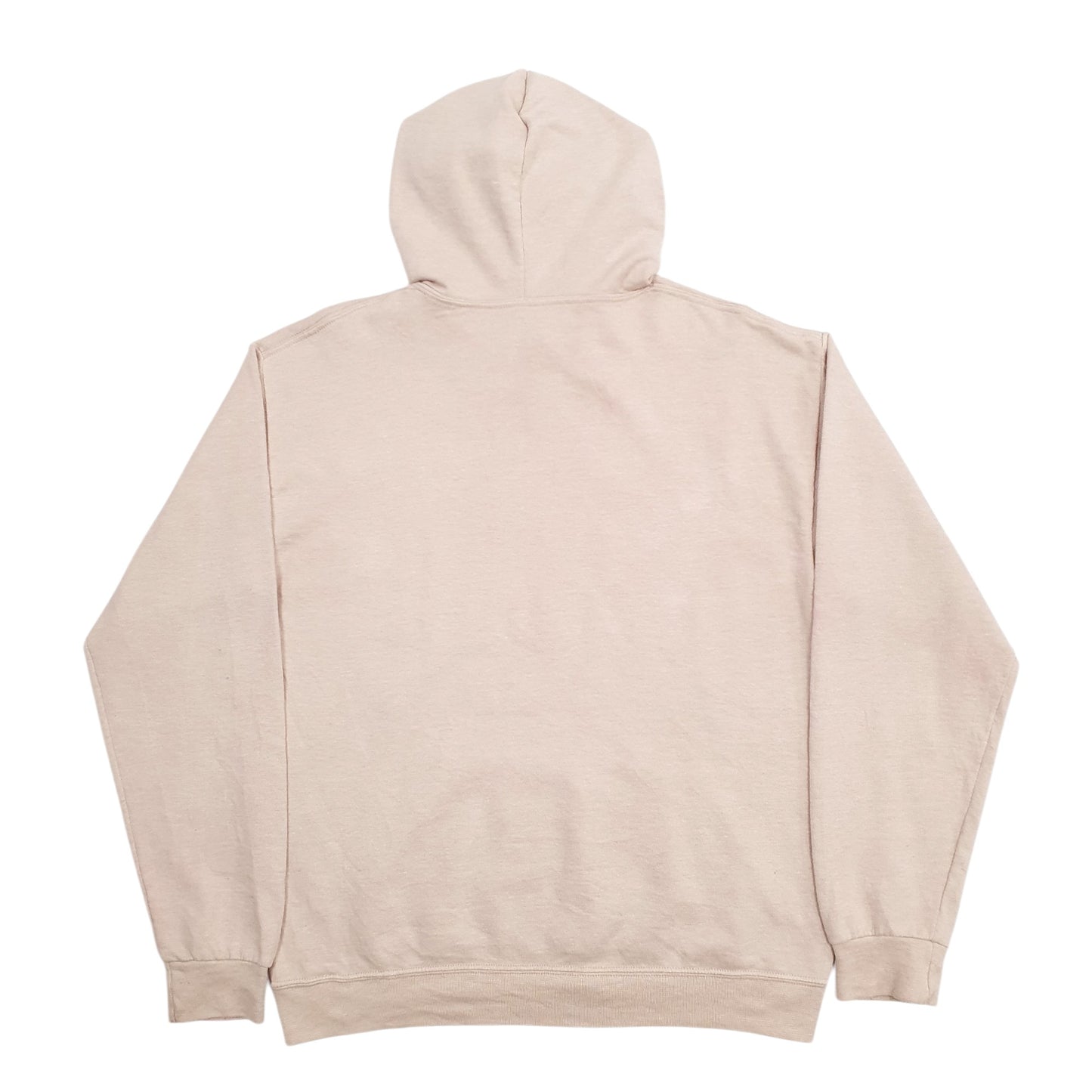 Mens Beige Fruit Of The Loom  Hoodie Jumper