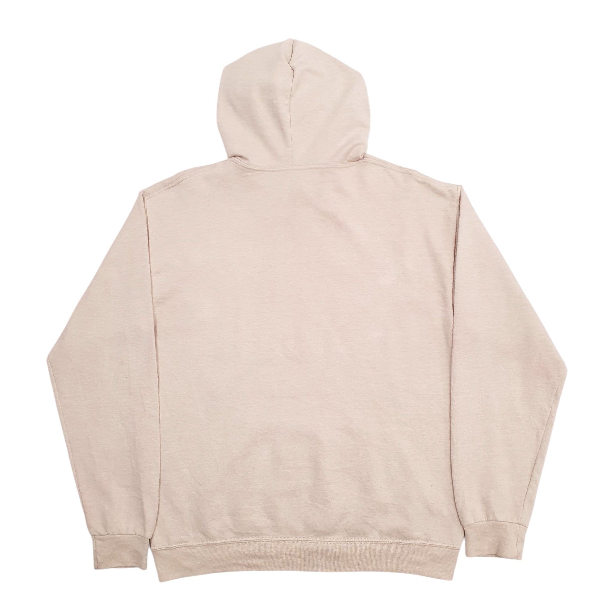 Mens Beige Fruit Of The Loom  Hoodie Jumper
