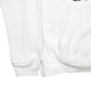 Mens White Adidas Spellout Hoodie Jumper