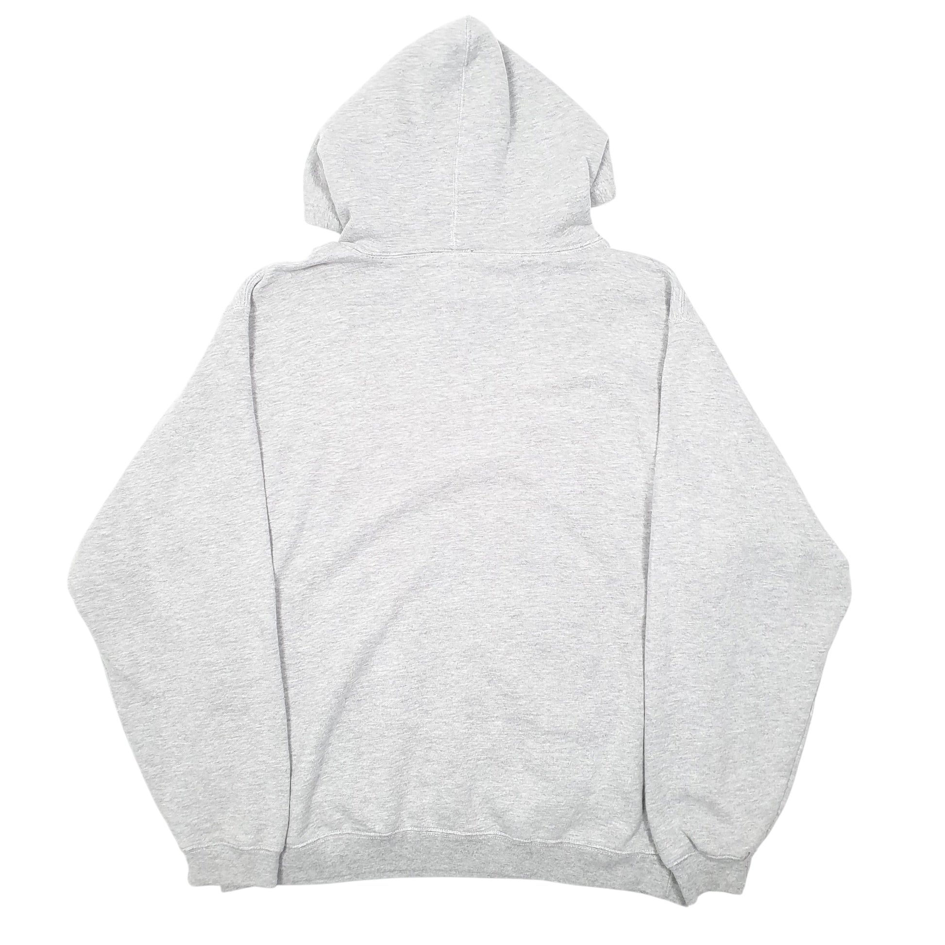 Mens Grey Adidas Portland Trail Blazers NBA Spellout Basketball Hoodie Jumper