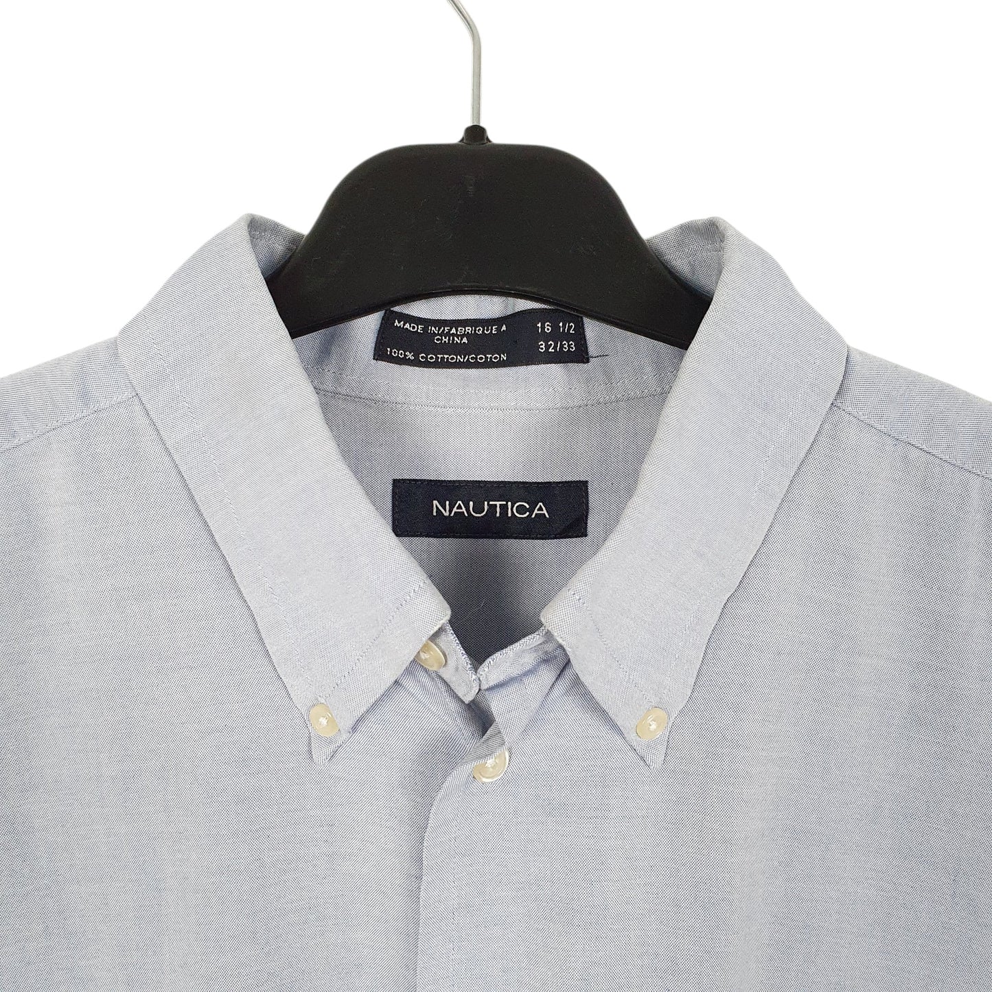 Mens Blue Nautica  Long Sleeve Shirt