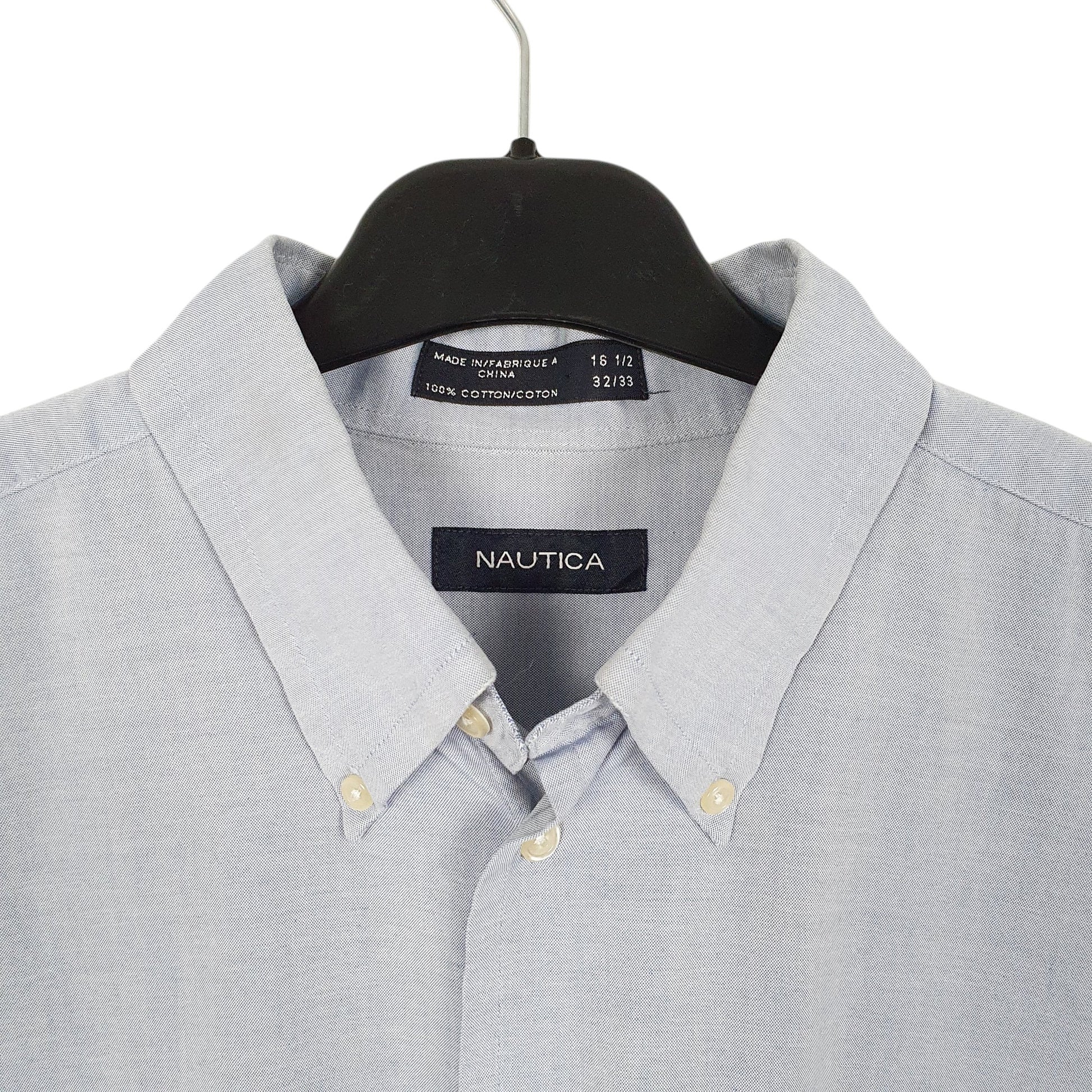 Mens Blue Nautica  Long Sleeve Shirt