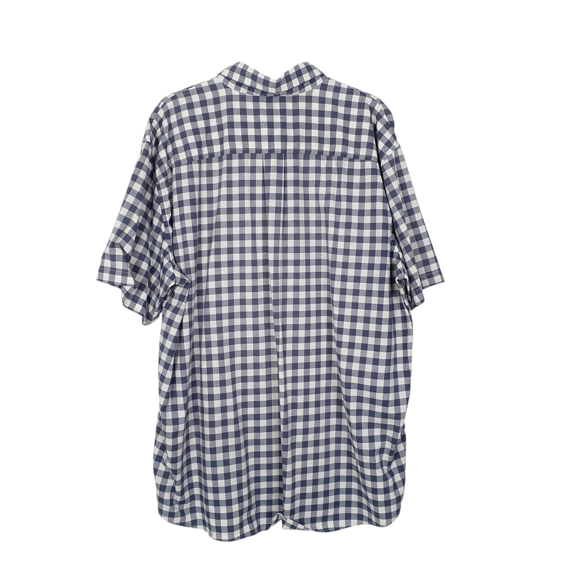Mens Blue L.L.Bean  Short Sleeve Shirt