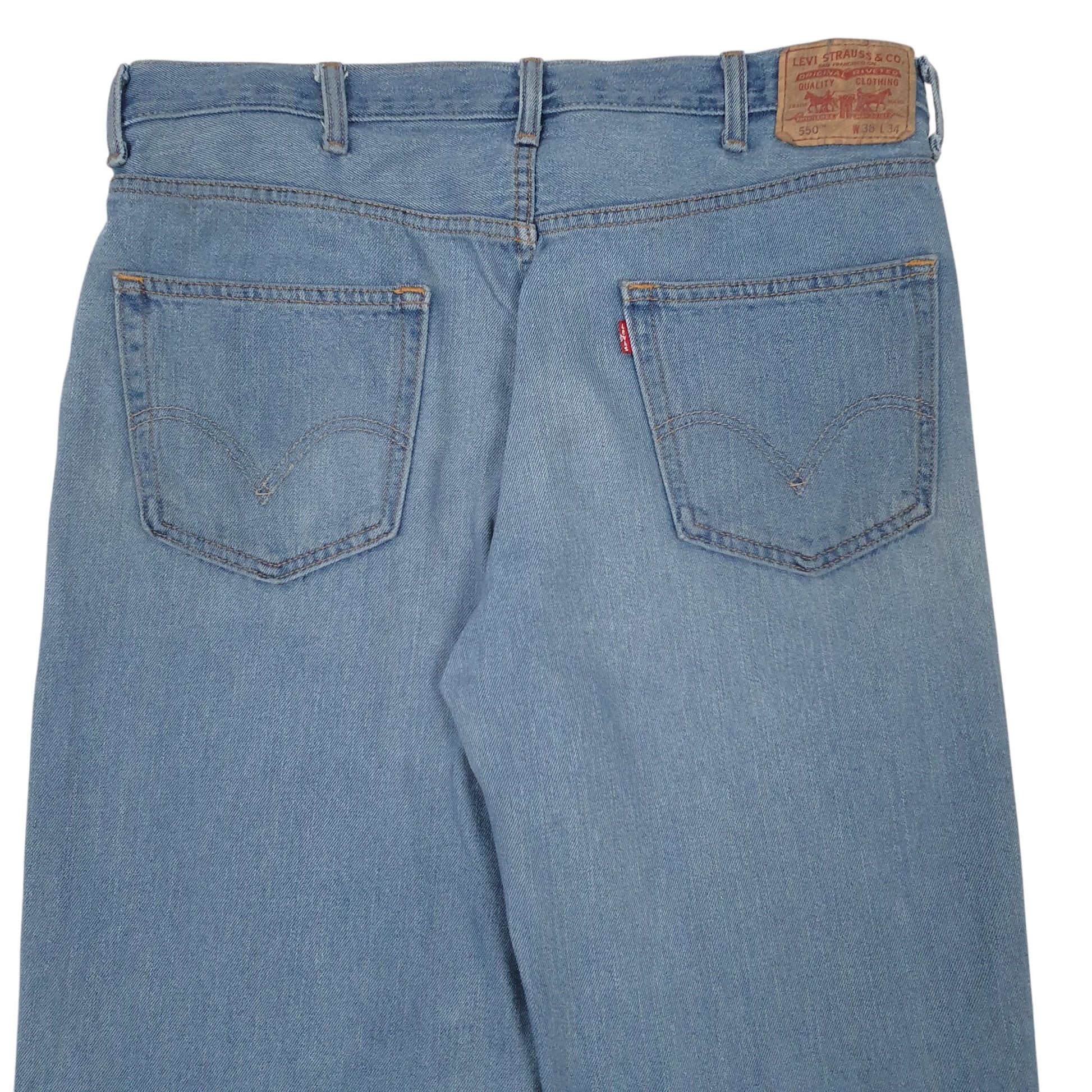 Mens Blue Levis  550 JeansW38 L34