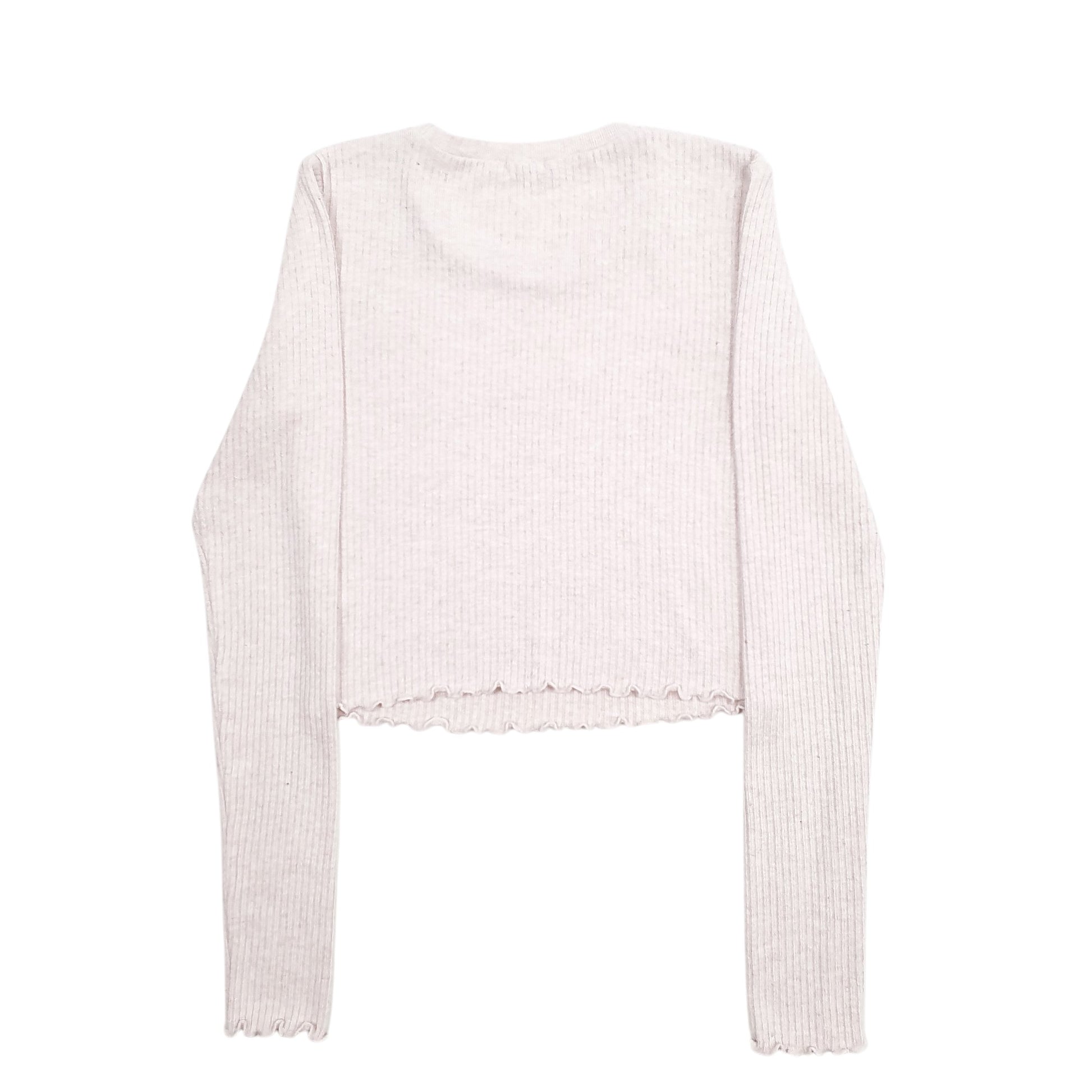 Womens Grey Garage  Long Sleeve T Shirt