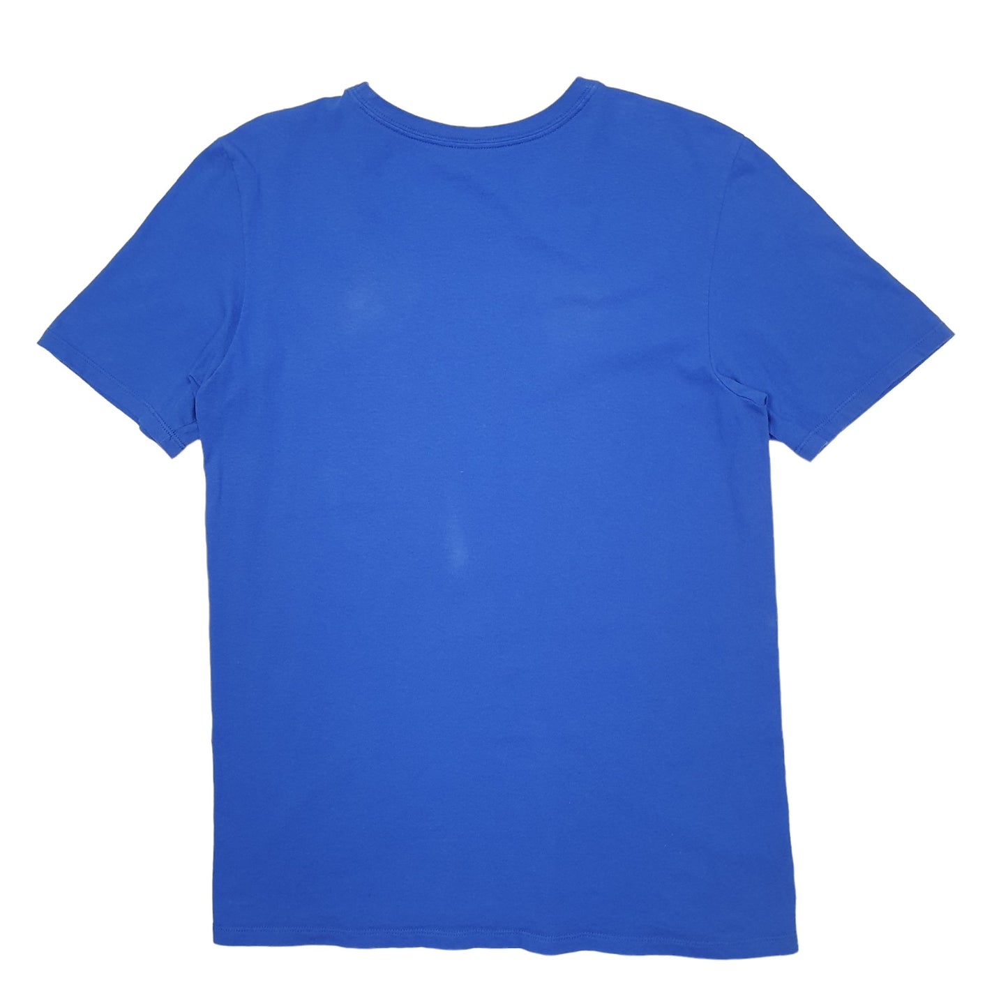 Mens Blue Nike Spellout Short Sleeve T Shirt