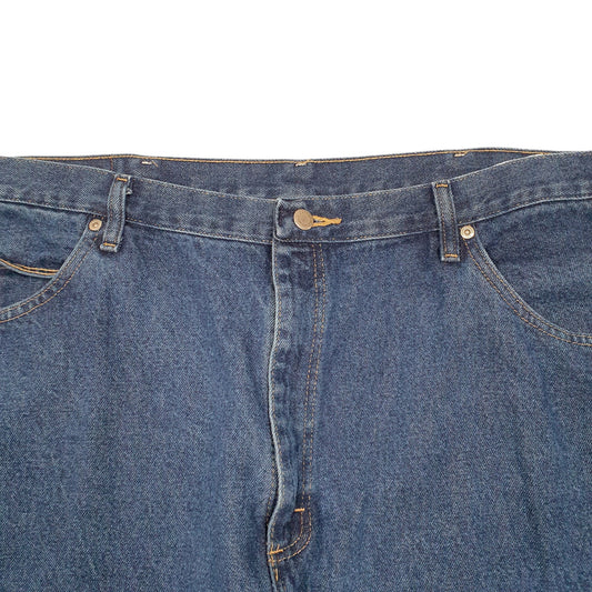 Mens Blue Wrangler Relaxed Casual JeansW42 L32