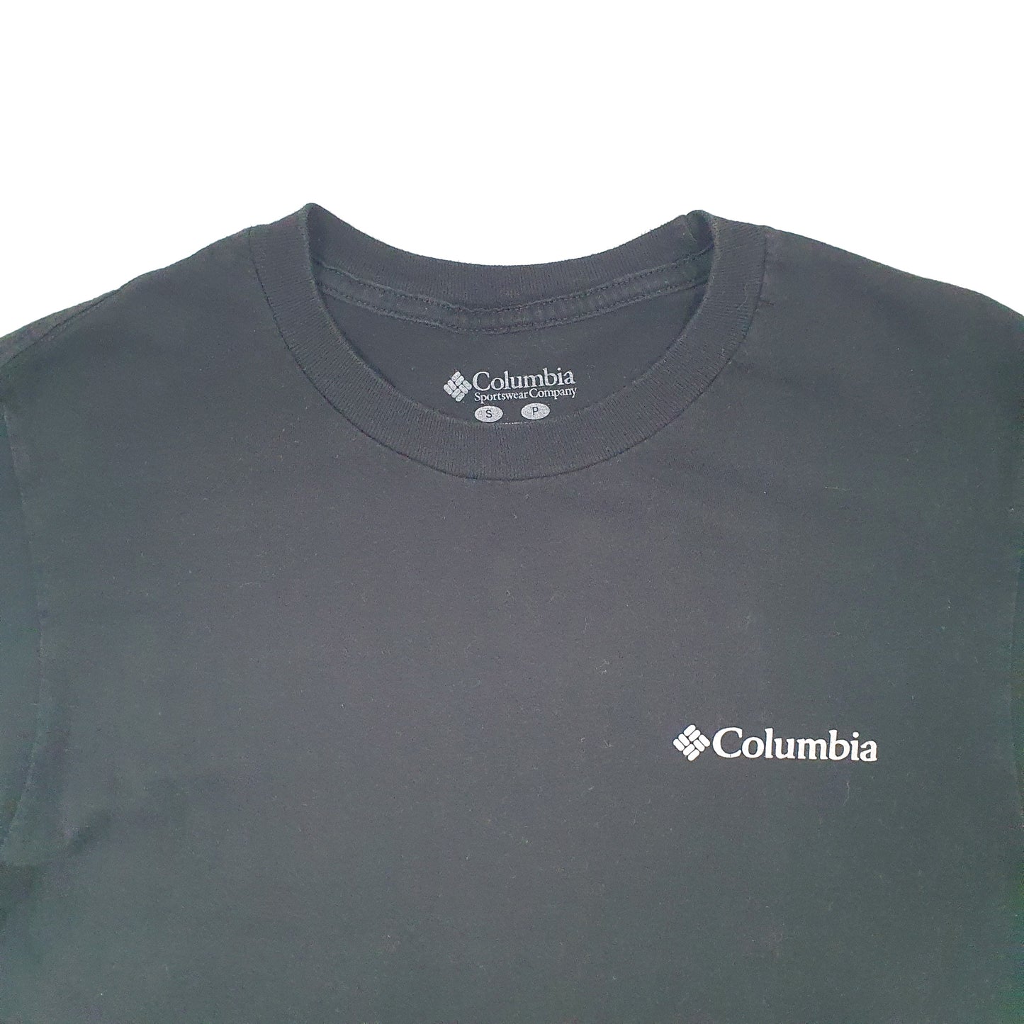 Mens Black Columbia Sportswear  Short Sleeve T Shirt