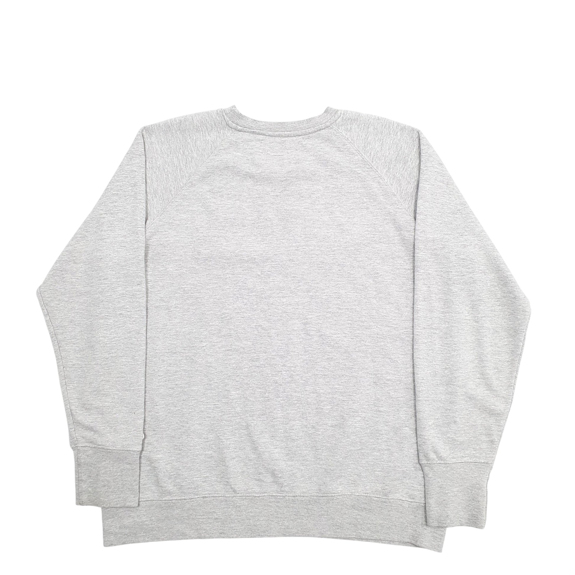 Mens Grey Champion Spellout Crewneck Jumper