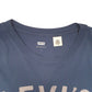Mens Navy Levis California Spellout Grizzly Bear Short Sleeve T Shirt