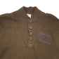 Womens Khaki Mitts Nitts Button Up Stretch Quarter Zip Jumper