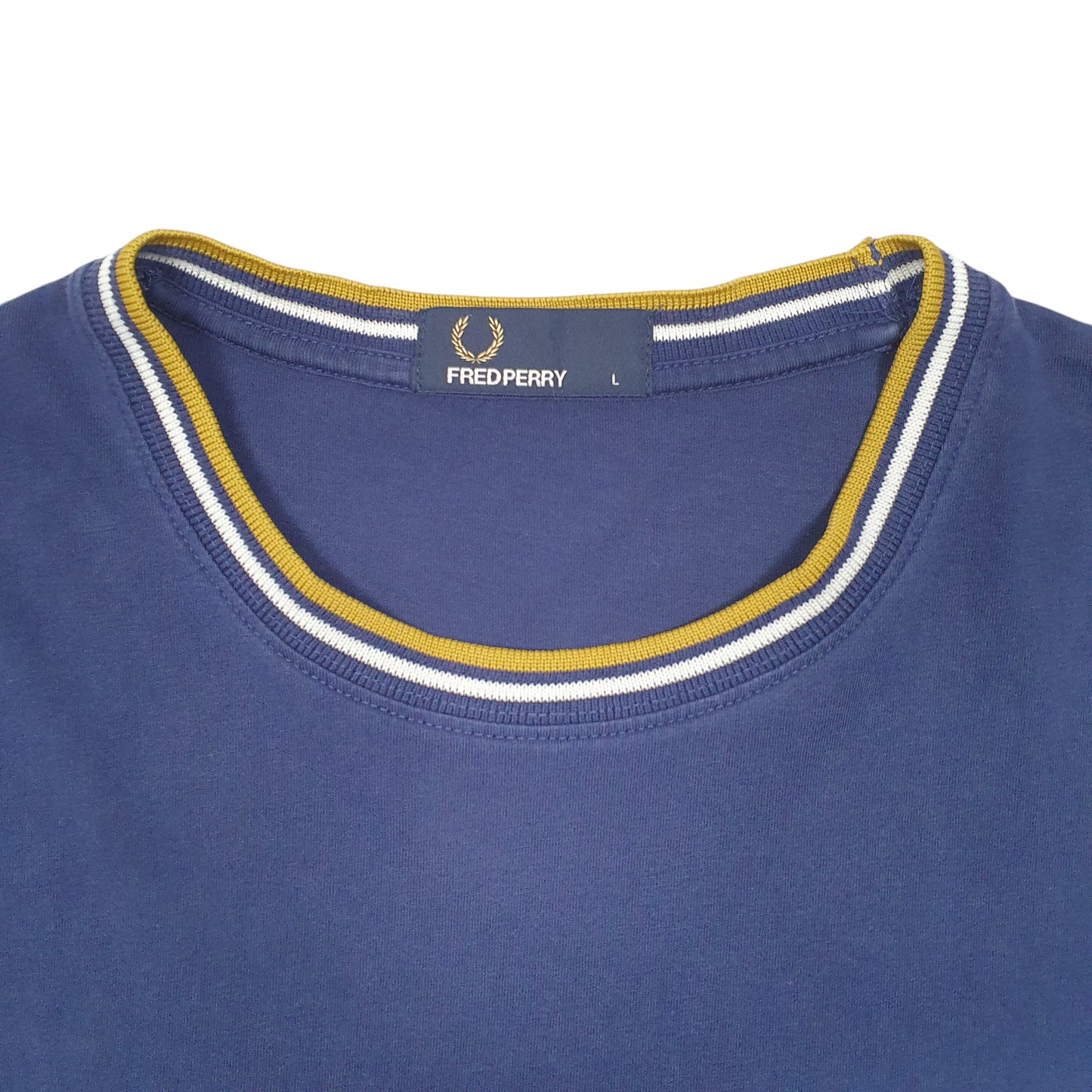 Mens Navy Fred Perry Slim Short Sleeve T Shirt
