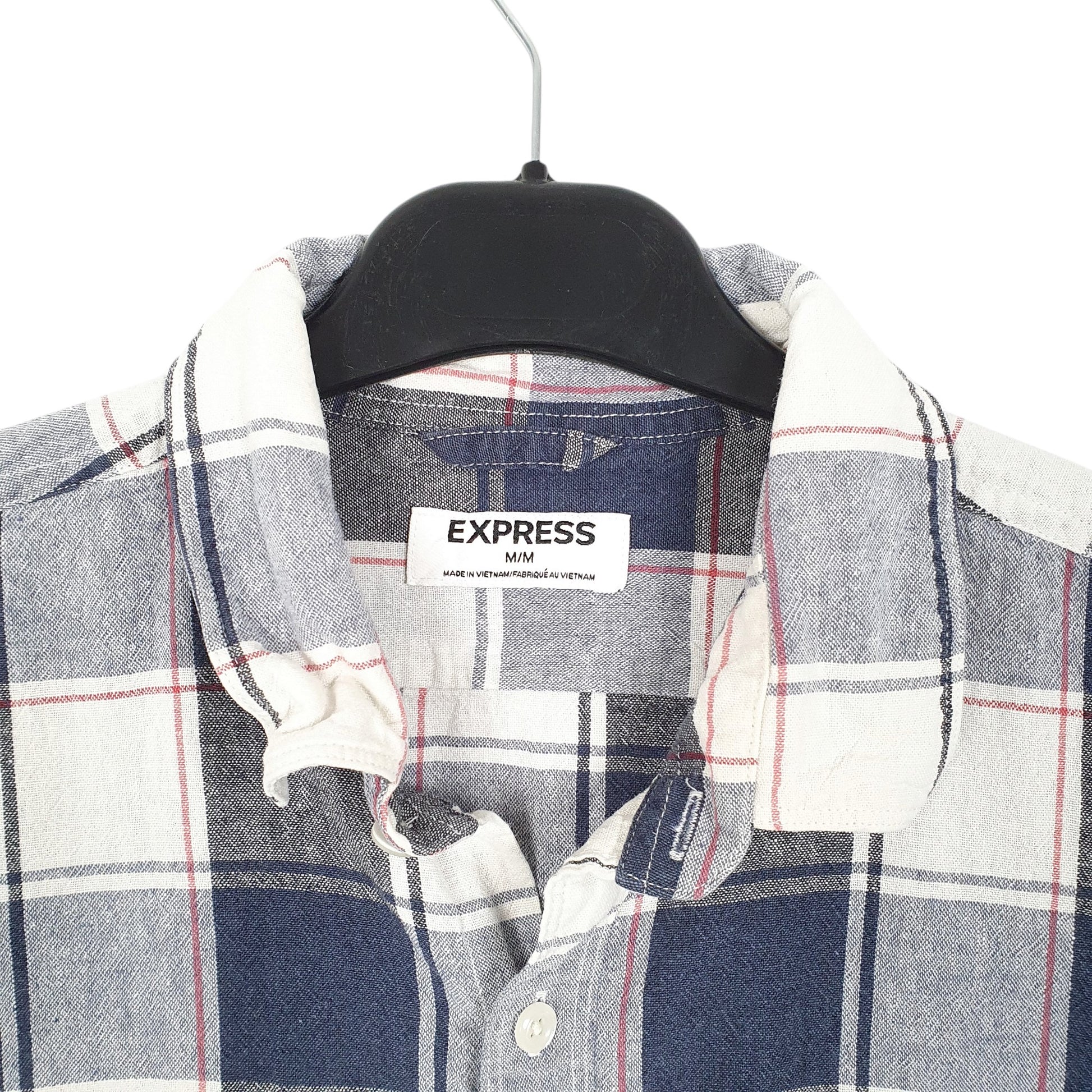 Mens White Express Blend Long Sleeve Shirt