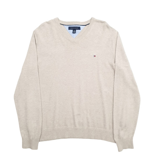 Mens Grey Tommy Hilfiger  Crewneck Jumper