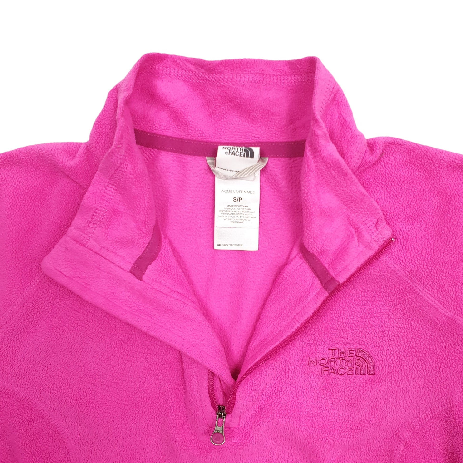 Womens Pink The North Face  Quarter Zip Jumper