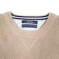Mens Beige Tommy Hilfiger Vintage Knit Crest Crewneck Jumper