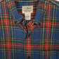 Mens Blue L.L.Bean Flannel Overshirt Long Sleeve Shirt