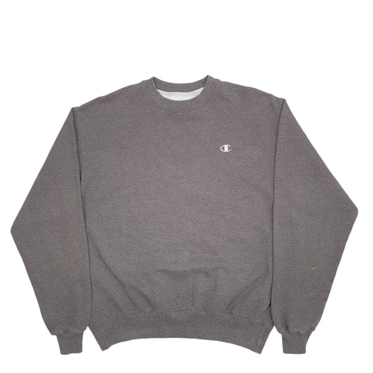 Mens Grey Champion  Crewneck Jumper