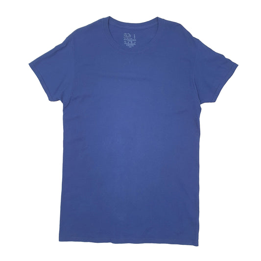 Mens Navy Fruit of the Loom  Short Sleeve T Shirt