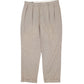 Mens Beige Polo Ralph Lauren Vintage 90s Double Pleated Houndtooth Chino Trousers