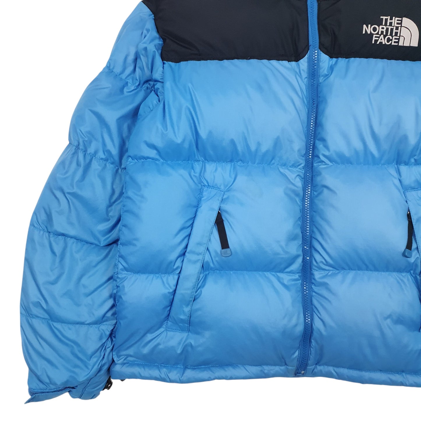 Mens Blue The North Face Nuptse 700  Coat