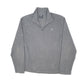 Mens Grey Starter  Quarter Zip Jumper