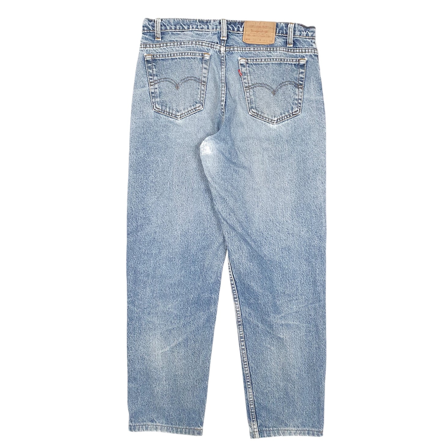 Mens Blue Levis Tapered Vintage 90s Made In Canada 550 JeansW36 L32