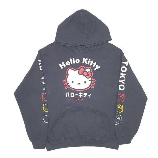 Womens Black Hello Kitty Tokyo Hoodie Jumper