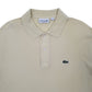 Mens Yellow Lacoste Classic fit Short Sleeve Polo Shirt