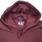 Mens Burgundy Carhartt Workwear Spellout Hoodie Jumper