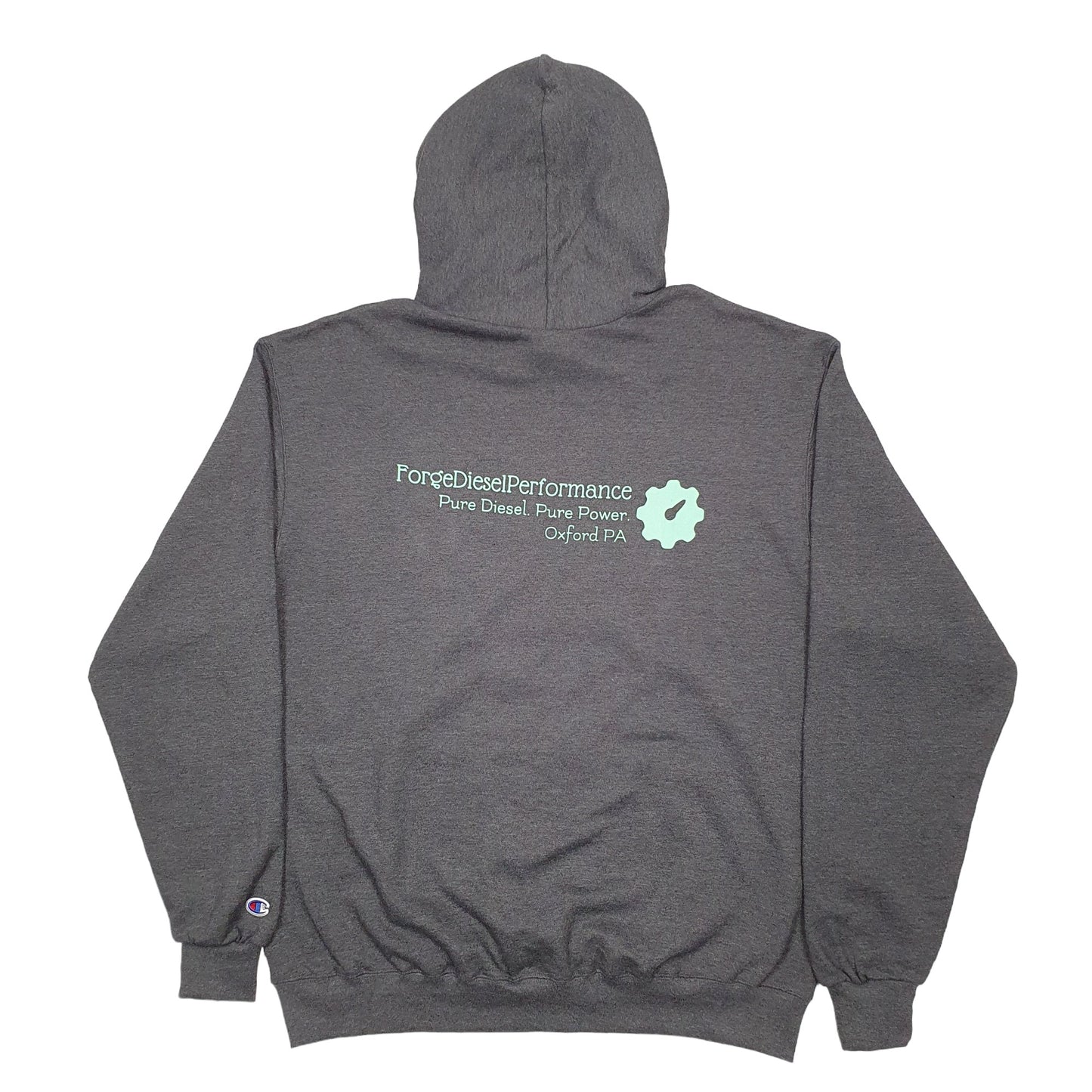 Mens Grey Champion  Hoodie Jumper