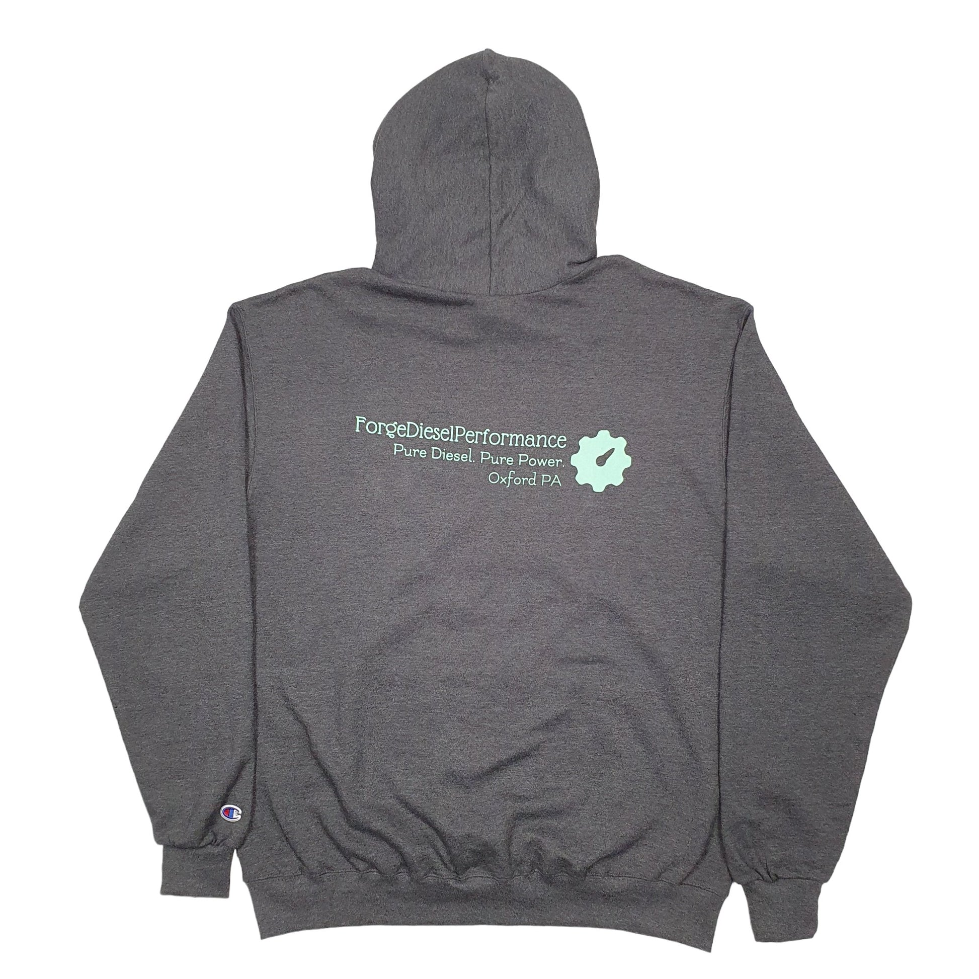 Mens Grey Champion  Hoodie Jumper