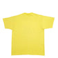 Mens Yellow Fruit Of The Loom Single Stitch Vintage 90s Made In USA Saab Cars Ohio Short Sleeve T Shirt