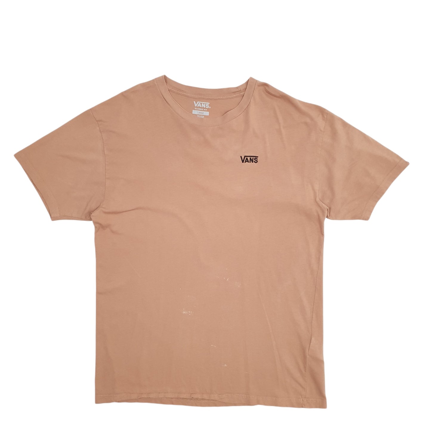 Mens Brown Vans  Short Sleeve T Shirt