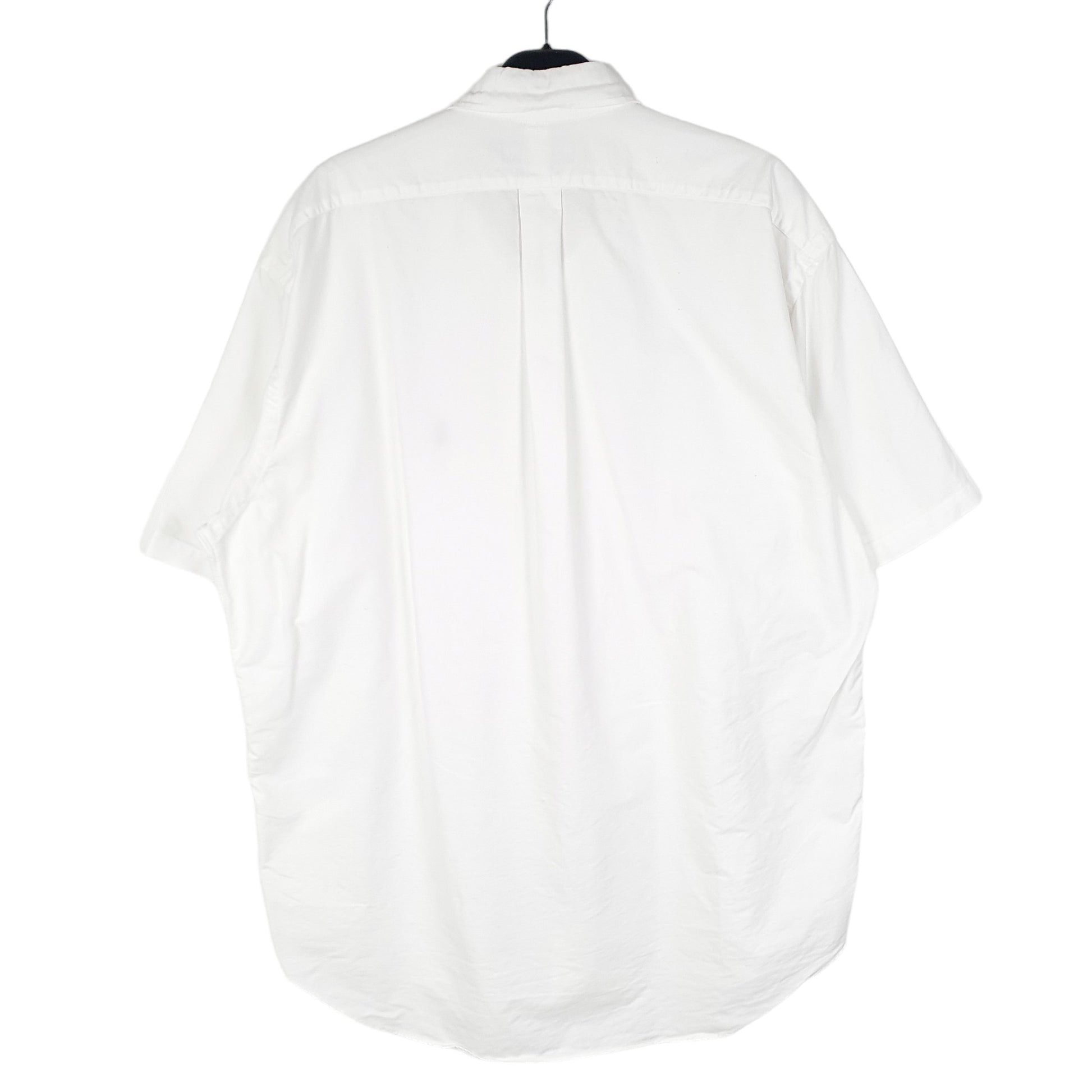 Mens White Ralph Lauren Oxford Short Sleeve Shirt