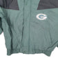 Mens Green NFL Locker Line Green Bay Packers Vintage 1990s  Coat