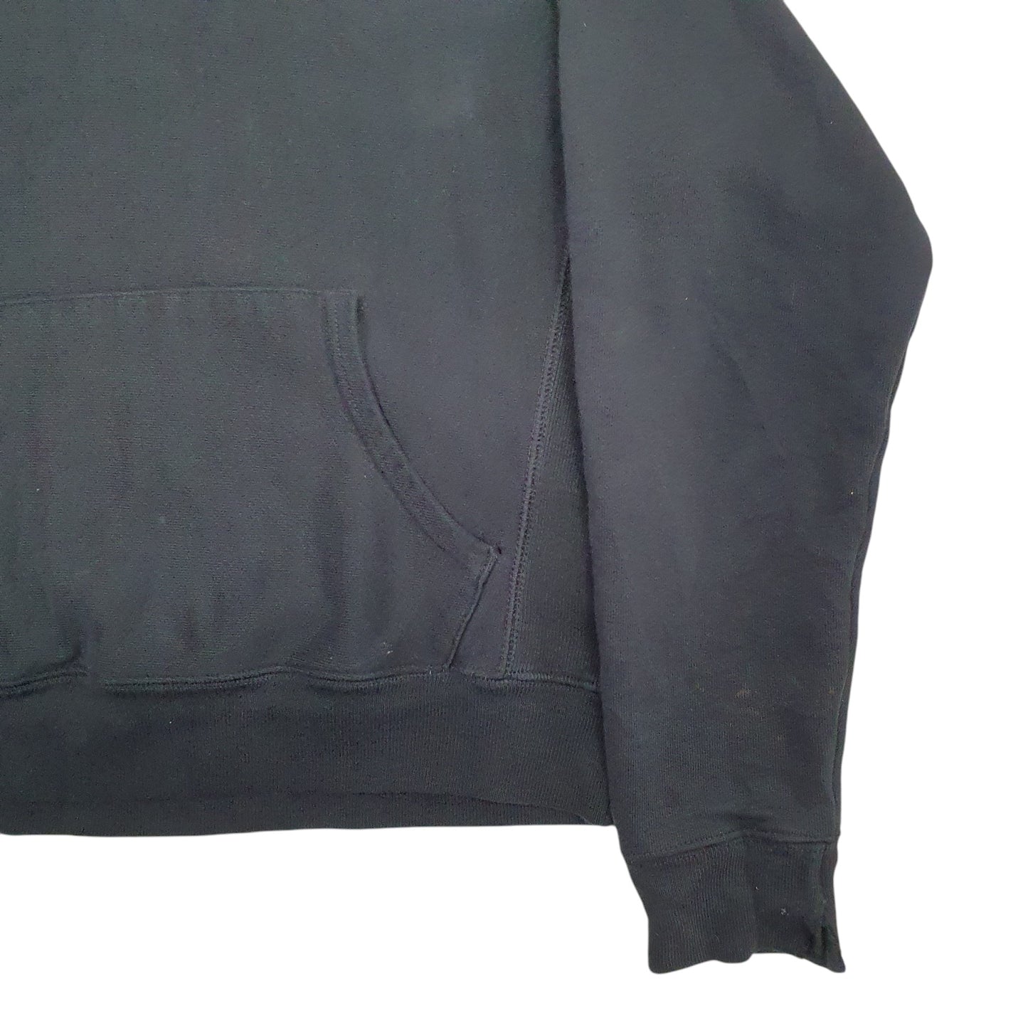 Womens Black Champion Reverse Weave Hoodie Jumper