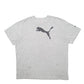 Mens Grey Puma Spellout Short Sleeve T Shirt