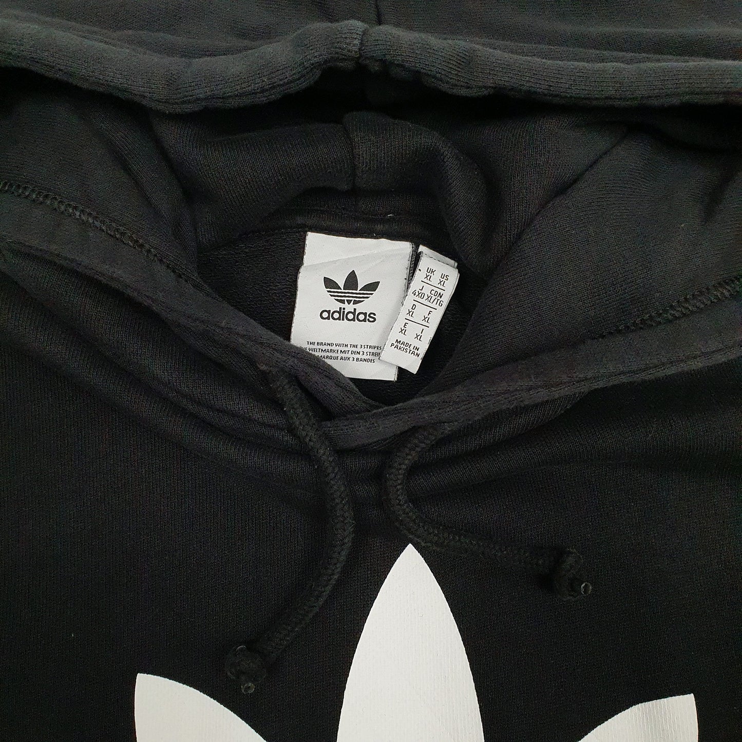 Mens Black Adidas  Hoodie Jumper