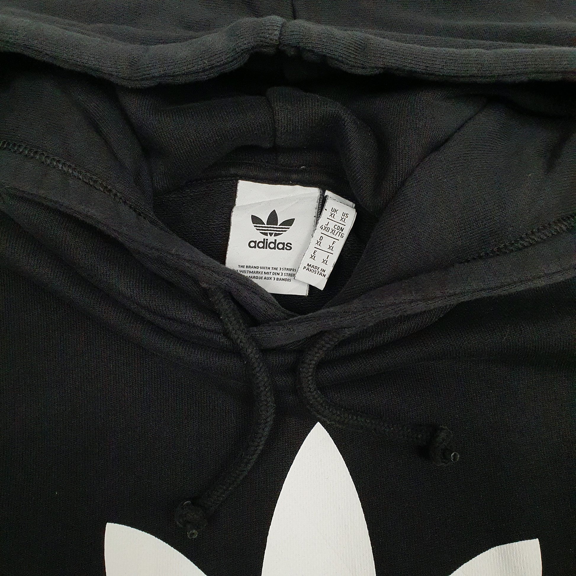 Mens Black Adidas  Hoodie Jumper