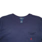 Mens Navy Polo Ralph Lauren Pocket Short Sleeve T Shirt