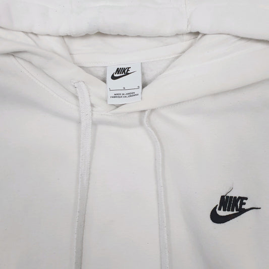 Mens White Nike  Hoodie Jumper